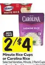 Stop&Shop Minute Rice Cups or Carolina Rice offer