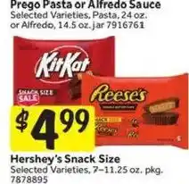 Stop&Shop Hershey's Snack Size offer