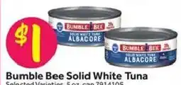 Stop&Shop Bumble Bee Solid White Tuna offer