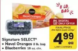ACME Signature SELECT Navel Oranges or Blueberries offer