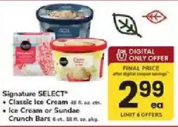 ACME Signature SELECT Classic Ice Cream or Sundae Crunch Bars offer