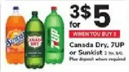 ACME Canada Dry, 7UP or Sunkist offer