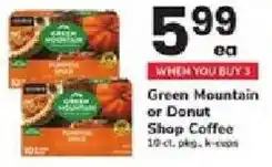 Green Mountain or Donut Shop Coffee