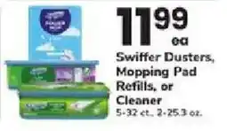 ACME Swiffer Dusters, Mopping Pad Refills, or Cleaner offer