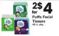 ACME Puffs Facial Tissues offer