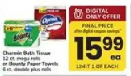 ACME Charmin Bath Tissue or Bounty Paper Towels offer
