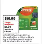 CVS Zyrtec Adult Zyrtec 24-35 ct offer