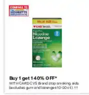CVS Nicorette Nicotine Lozenge offer