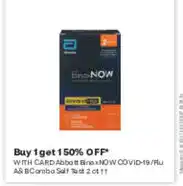 CVS BinaxNOW COVID-19/Flu A&B Combo Self Test offer