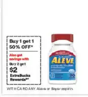 CVS Aleve offer