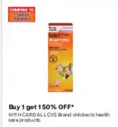 CVS CVS Brand children's health care products offer
