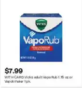 CVS Vicks adult VapoRub offer