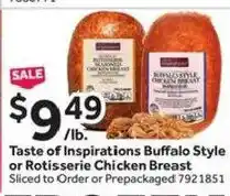 Stop&Shop Taste of Inspirations Buffalo Style or Rotisserie Chicken Breast offer