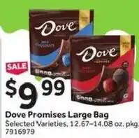 Stop&Shop Dove Promises Large Bag offer