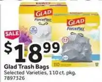 Stop&Shop Glad Trash Bags offer