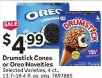 Stop&Shop Drumstick Cones or Oreo Novelties offer