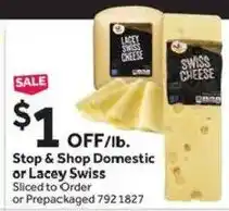 Stop&Shop Stop & Shop Domestic or Lacey Swiss offer