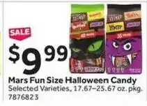 Stop&Shop Mars Fun Size Halloween Candy offer