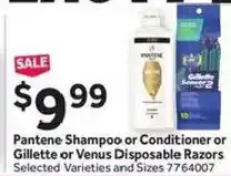Stop&Shop Pantene Shampoo or Conditioner or Gillette or Venus Disposable Razors offer