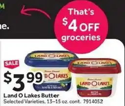 Stop&Shop Land O Lakes butter offer