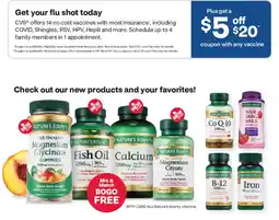 CVS Nature's Bounty vitamins offer