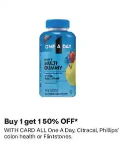 CVS One A Day Men's Multi Gummy offer