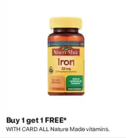 CVS Nature Made Iron offer
