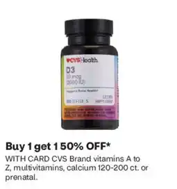 CVS CVS health D3 offer