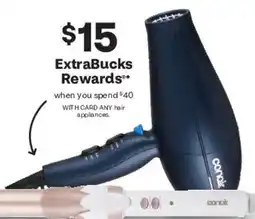 CVS Conair hair appliances offer