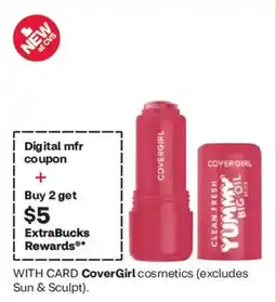 CVS CoverGirl yummy big oil stick offer