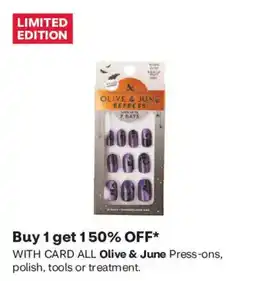 CVS Olive & June Press-ons offer
