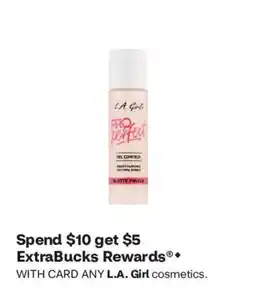 CVS L.A. Girl Pro Perfect Oil Control Mattifying Setting Spray offer