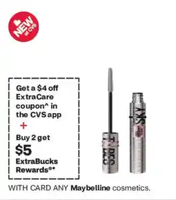 CVS Maybelline ExtraCare offer