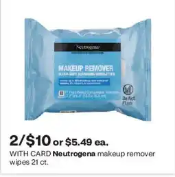 CVS Neutrogena makeup remover wipes offer