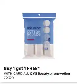 CVS one+other cotton rounds offer