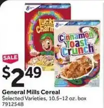 Stop&Shop General Mills Cereal offer