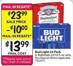 Stop&Shop Bud Light or Budweiser offer