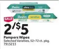 Stop&Shop Pampers Wipes offer