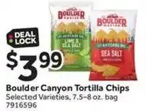 Stop&Shop Boulder Canyon Tortilla Chips offer