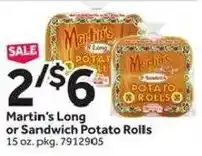 Stop&Shop Martin's Long or Sandwich Potato Rolls offer