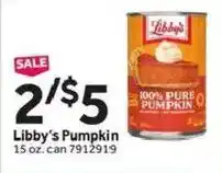 Stop&Shop Libby's Pumpkin offer