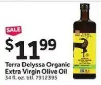 Stop&Shop Terra Delyssa Organic Extra Virgin Olive Oil offer