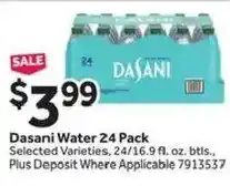 Stop&Shop Dasani Water offer