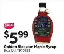 Stop&Shop Golden Blossom Maple Syrup offer