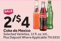 Stop&Shop Coke de Mexico offer