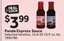Stop&Shop Panda Express Sauce offer