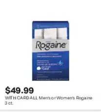 CVS Rogaine All Men's or Women's Rogaine offer