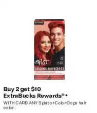 CVS Splat Color Oops hair color offer