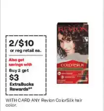 CVS Revlon ColorSilk hair color offer