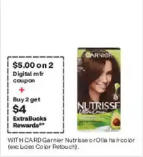 CVS Garnier Nutrisse Olla Haircolor offer